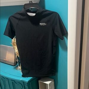 Black Short Sleeve Men's Tee by [Brand] shock doctor sport